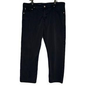 AG Adriano Goldschmied The Graduate Tailored Leg Dark Navy Blue Pants 38 W 32 L